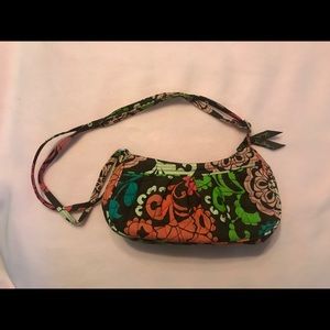 Vera Bradley Brown Paisley Crossbody Purse